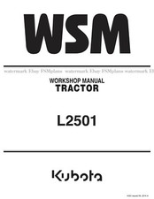 Kubota L2501 Manuale Officina
