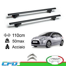 G3 Kit Barre Tetto Portatutto Pacific cm 110 CITROEN C3 2010-15  65.110+68.004