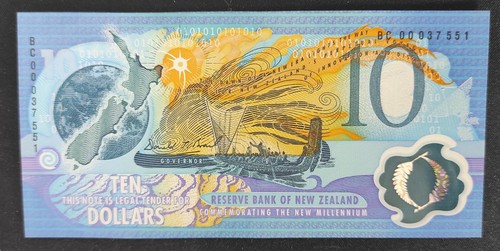 Raro nuova zelanda dollari - nuova, 10