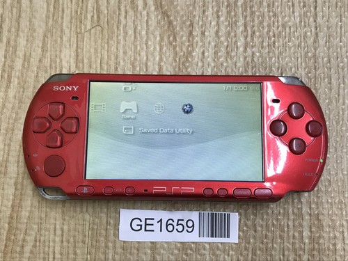 Psp 3000 radiant red console - red,