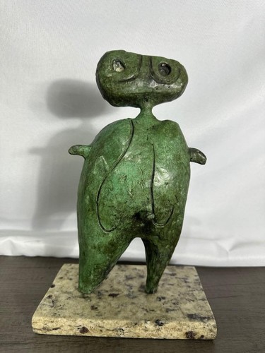 Scultura bronzo joan miro - bronzo,