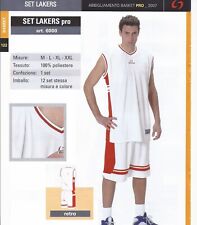 Offerta Completi Basket SPORTIKA Mod. SET LAKERS no double Stock Sport Calcio