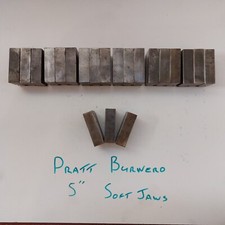 Ganasce morbide per mandrino a scorrimento 125 mm / 5" Pratt Bruciato Standard / Griptru - 1 set