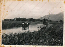 1934 LATINA Draga Matera Bonificazione Pontina fiume Cavata diserbatrice Foto