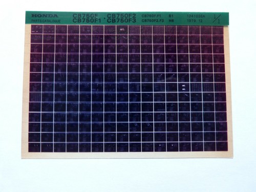 Microfiche moto honda - moto, :