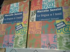 La lingua e i testi - sensini - volumi a b - ed Mondadori scuola 2009 