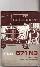 Autocarro Fiat 671 N3 - Catalogo Parti di ricambio -1°edizione 1961