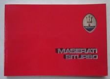 MASERATI Biturbo Bedienung wartung manuale originale uso manutenzione tedesco