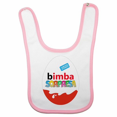 Bavaglino neonata bimba