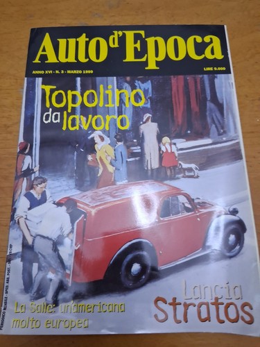 Rivista auto epoca - rivista,