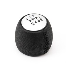 Pomello Leva del Cambio per Alfa Romeo 147 156 GT 166 6 Marce Nero Pelle