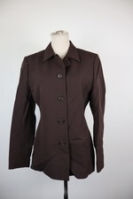 MAX&CO GIACCA BLAZER DONNA Tg 44 WOMAN VINTAGE JACKET CASUAL CON SPALLINE LOGO