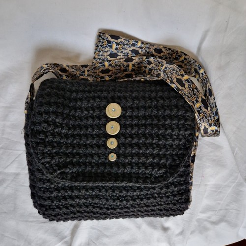 Borsa crochet lana - crochet, 100%