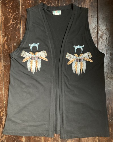 Gilet lungo hippie - , vintage