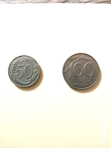 Coppia 100 lire - di,