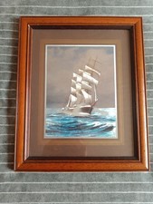 quadro marina su lastra di