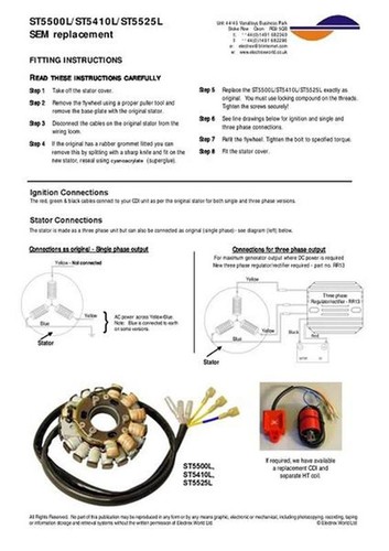 Alternatore st5525l sem - alternatore,