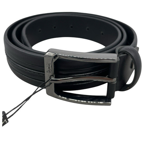 Cintura pelle nera ragazzo - di,