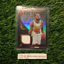 Kevin Durant 2023-24 Panini Phoenix #FF-KEV Jersey Patch Fire Fabrics Holo