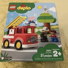 LEGO DUPLO 10901 Fire Truck Light & Sound! Age 2+ NISB New & Sealed Cat Rescue