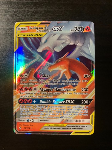 Carte pokémon reshiram et - carte,