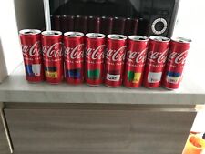 SET COMPLETO 16 COCA COLA MONDIALI QATAR 2022 LATTINE 330ml 8 normale e 8 zero