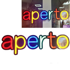 Insegna luminosa Aperto