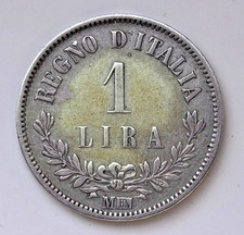 Italia 1 Lira 1863 Italia