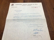 PNF - 1942 - FEDERAZIONE FASCISTA SVIZZERA - LETTERA
