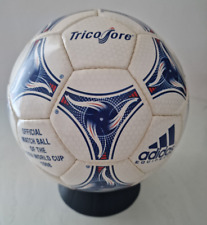 ADIDAS OFFICIAL MATCH BALL OF THE FIFA WORLD CUP 1998 TRICOLORE MADE IN MOROCCO