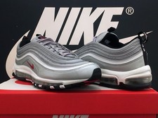 DS 2018 NIKE AIR MAX 97 OG QS UK10 EU45 SILVER BULLET 1 90 BW 180 95 98 TN RARE