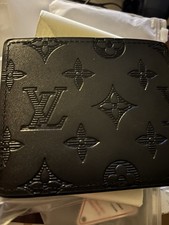 Cartera plegable negra Louis