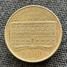 Moneta Da 200 Lire Consiglio
