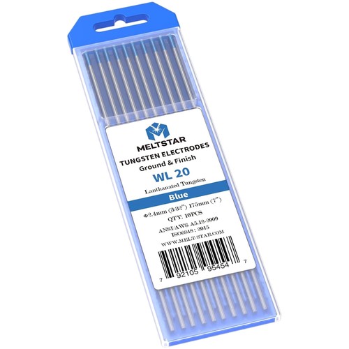 Elettrodi tungsteno blu