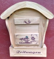 Cassetta postale in legno