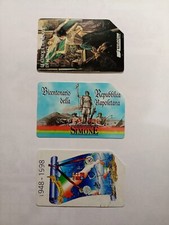 3 SCHEDE TELEFONICHE RARE - DI