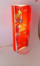 ♥ LAMPADA DA TAVOLO COCA COLA ESPOSITORE PER BOTTIGLIE PUBBLICITARIO ROSSO COKE