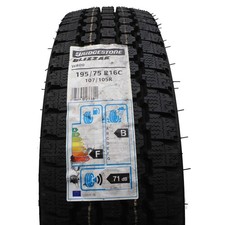 195 75 16C 1x BRIDGESTONE 195/75 R16C 107/105R Pneumatici Invernali 2017 VOLL