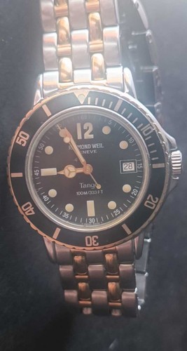 Rare raymond weil mens watch