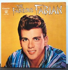 Fabian-The Fabulous Fabian 1959 Chancellor CHLX-5005 Rock N Roll Vinyl LP POSTER