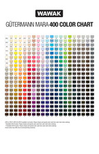 Filo da cucito Gutermann MARA, titolo 30, 300metri, Poliestere, vari colori