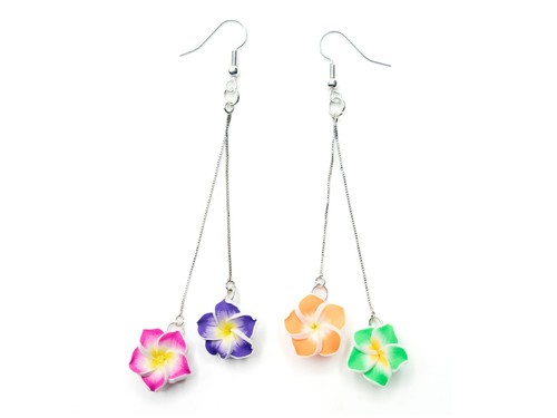 Orecchini filo frangipani - orecchini, di
