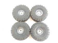 4 pneumatici assiali Ryft TSL Bogger Super Swamper su ruote esagonali in alluminio da 12 mm usati