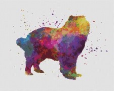 Acquerello cane cucciolo