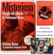STEFANO BENNI dvd + libro MISTERIOSO VIAGGIO NEL SILENZIO DI THELONIOUS MONK