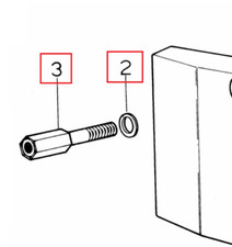 COLONNINA x 4 + RONDELLA x 4 x