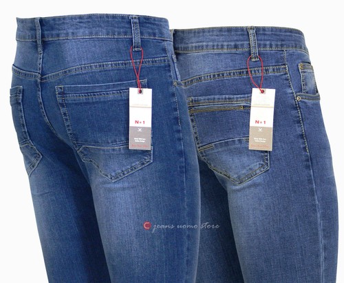 New jeans uomo slim pantalone - new,