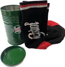 Castrol Classic Green Mini Oil Barrel INC un paio di calze Castrol ideali regalo di Natale