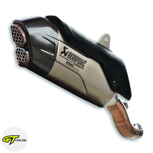 Silenziatore scarico akrapovic - silenziatore,