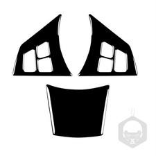 Guarnizione coprivolante nero